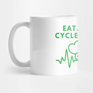 Eat. Sleep. Cycle. Repeat. Mug